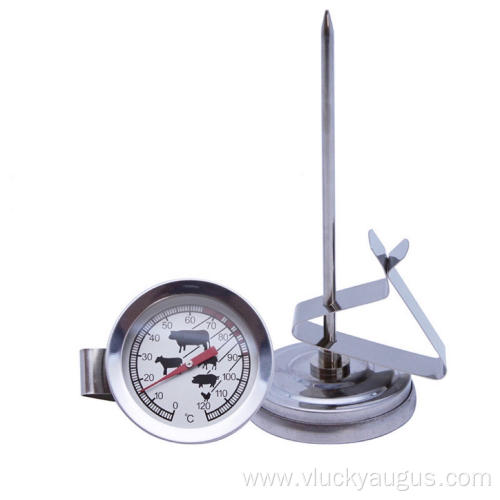 Analog Meat Bbq Dial Thermometer With Animals Printing